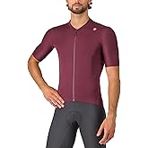 CASTELLI Men’s Espresso Jersey, Quarter Length Sleeve with Breathable Stretch Fabric for Gravel, Cycling & Road Biking