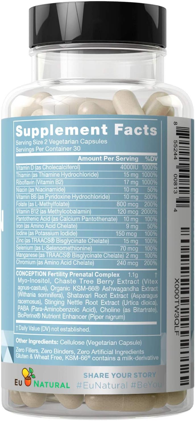 Conception Fertility Prenatal Vitamins Regulate Your Cycle, Balance