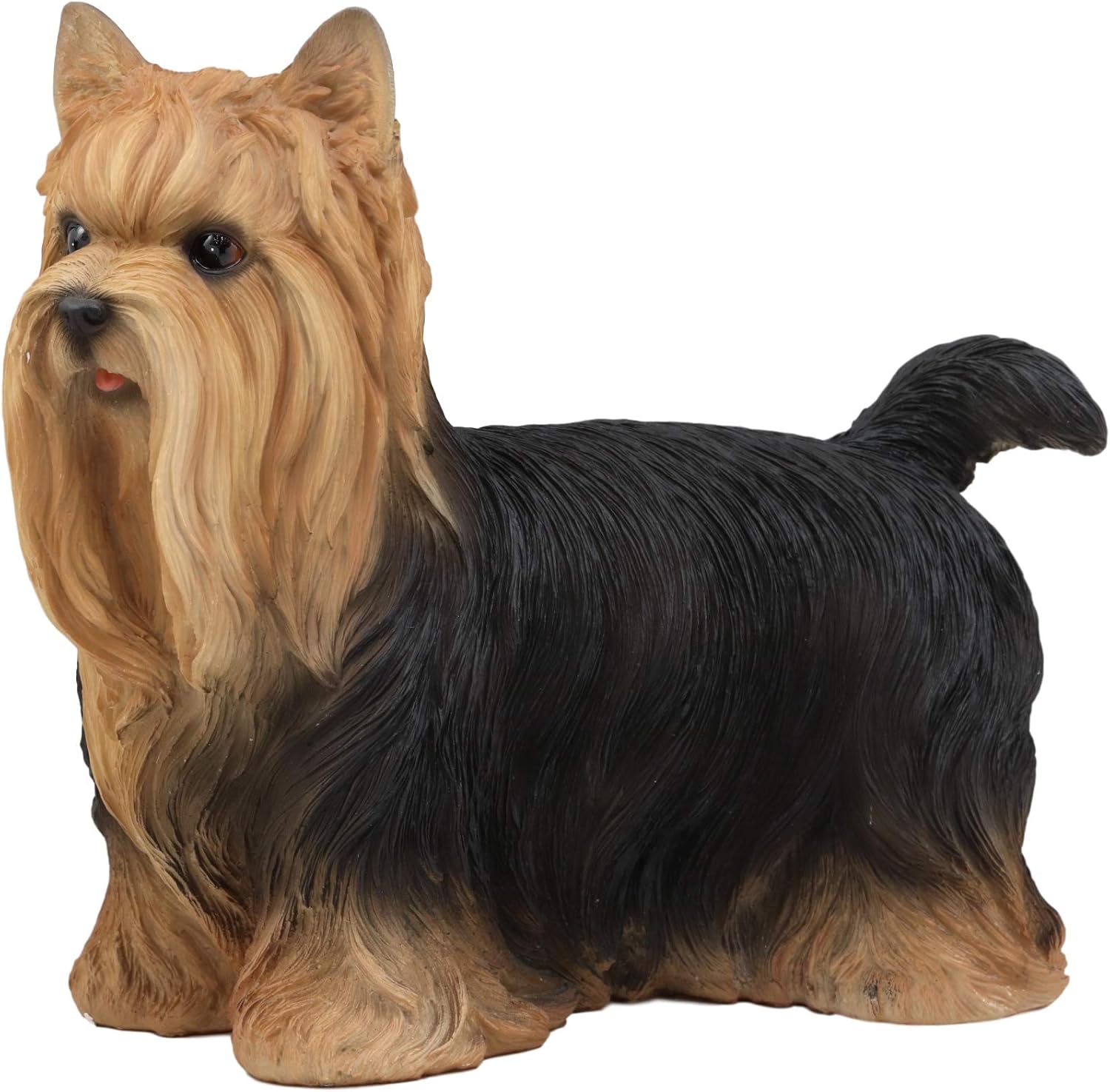 Amazon Com Ebros Realistic Long Haired Yorkie Statue 11 5 Long