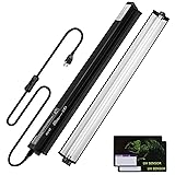 DXOPHIEX 39W HO T5 UVB Reptile Light Fixture with