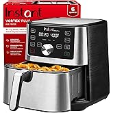 Instant Vortex Plus 6-in-1 Air Fryer, 6 Quart, 6 One-Touch Programs, Air Fry, Roast, Broil, Bake, Reheat, and Dehydrate