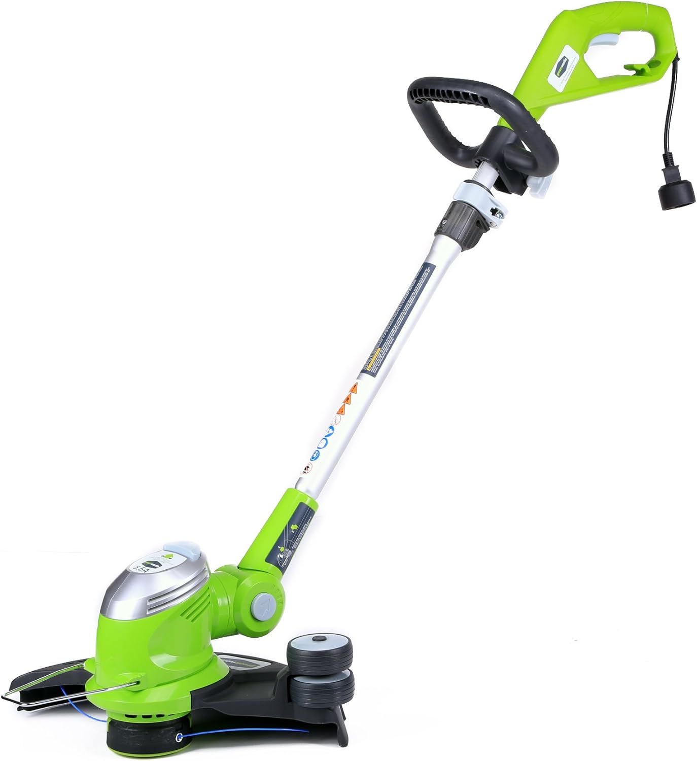 Greenworks 15-Inch 5.5 Amp Corded String Trimmer 21272 : Green Works Corded String Trimmer : Garden & Outdoor