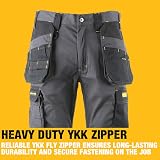 DEWALT Men’s Fairhaven Pro-Stretch Slim Fit Work Trousers Grey W34 L33 view 5
