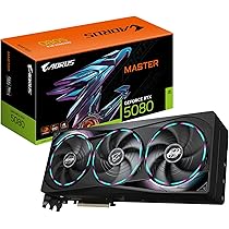GIGABYTE AORUS RTX 5080 WATERFORCE Advanced Cooling Graphics