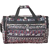 World Traveler Animal Prints 19-inch Duffel Bag, Elephant
