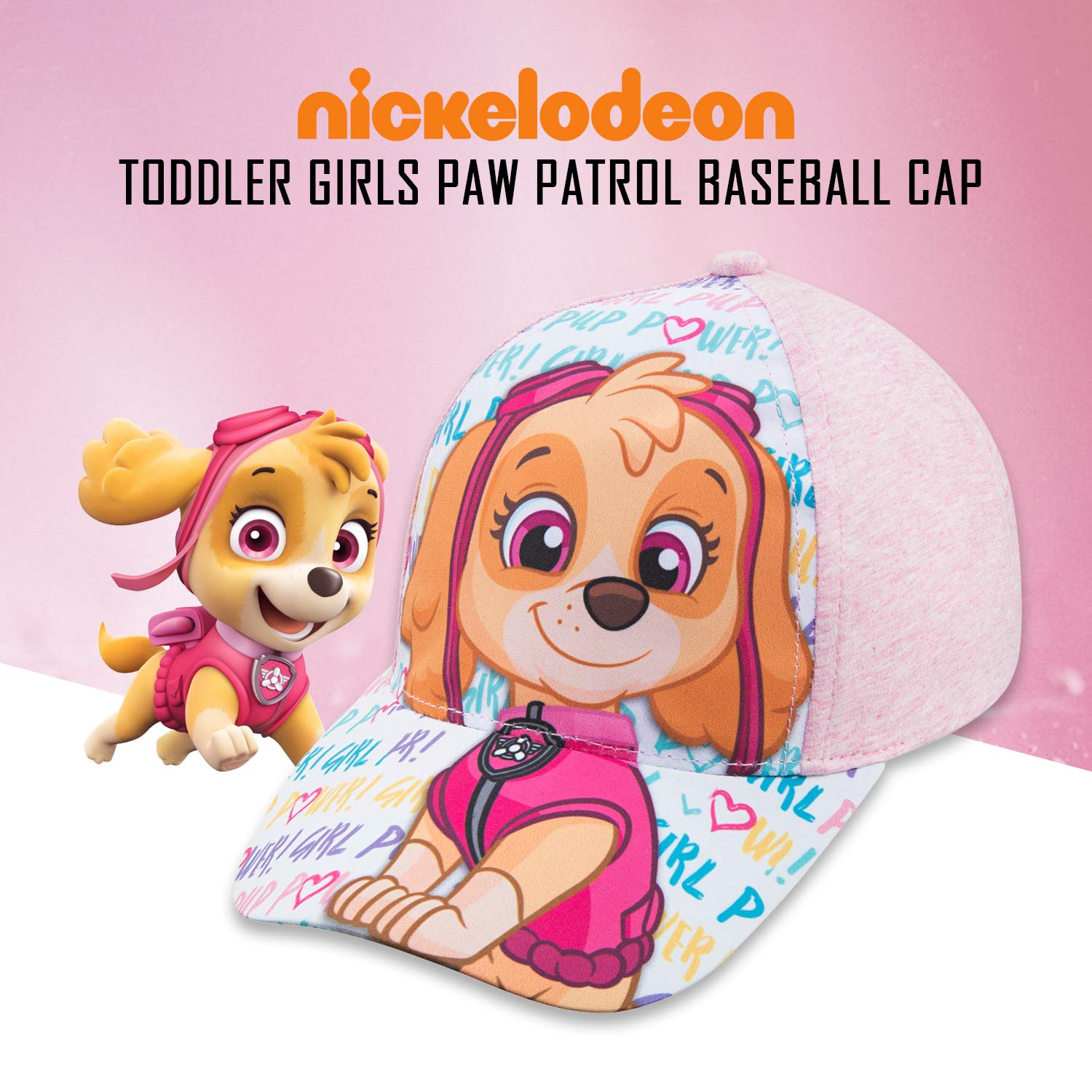Nickelodeon Toddler Girls Paw Patrol Baseball Cap - Ages 2-4