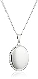 Amazon Essentials Sterling Silver Polished Oval