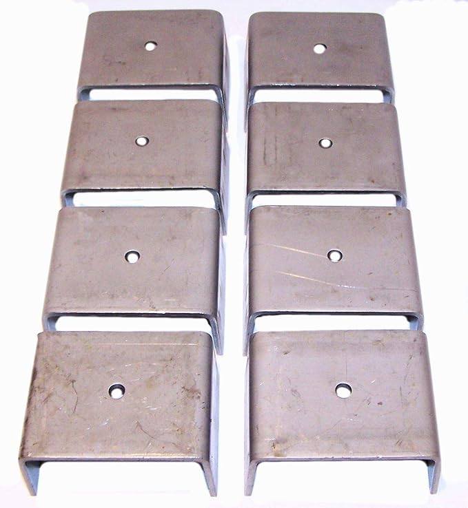 Trailer 12 Gauge 12 Bolt-On - Tapered Trailer/Truck Board Holders, 12 Gauge Steel Stake Pockets
