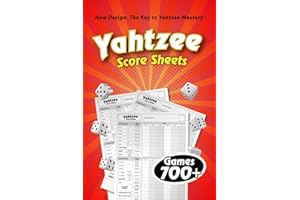 Yahtzee Score Sheets: Score Games for Scorekeeping, Yahtzee Score Pads, 6 X 9 Yahtzee Score Book