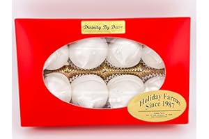 HOLIDAY FARMS 8 Piece Divinity Gift Box (Without Pecans) Old Fashioned Divinity, Just Like Home Made
