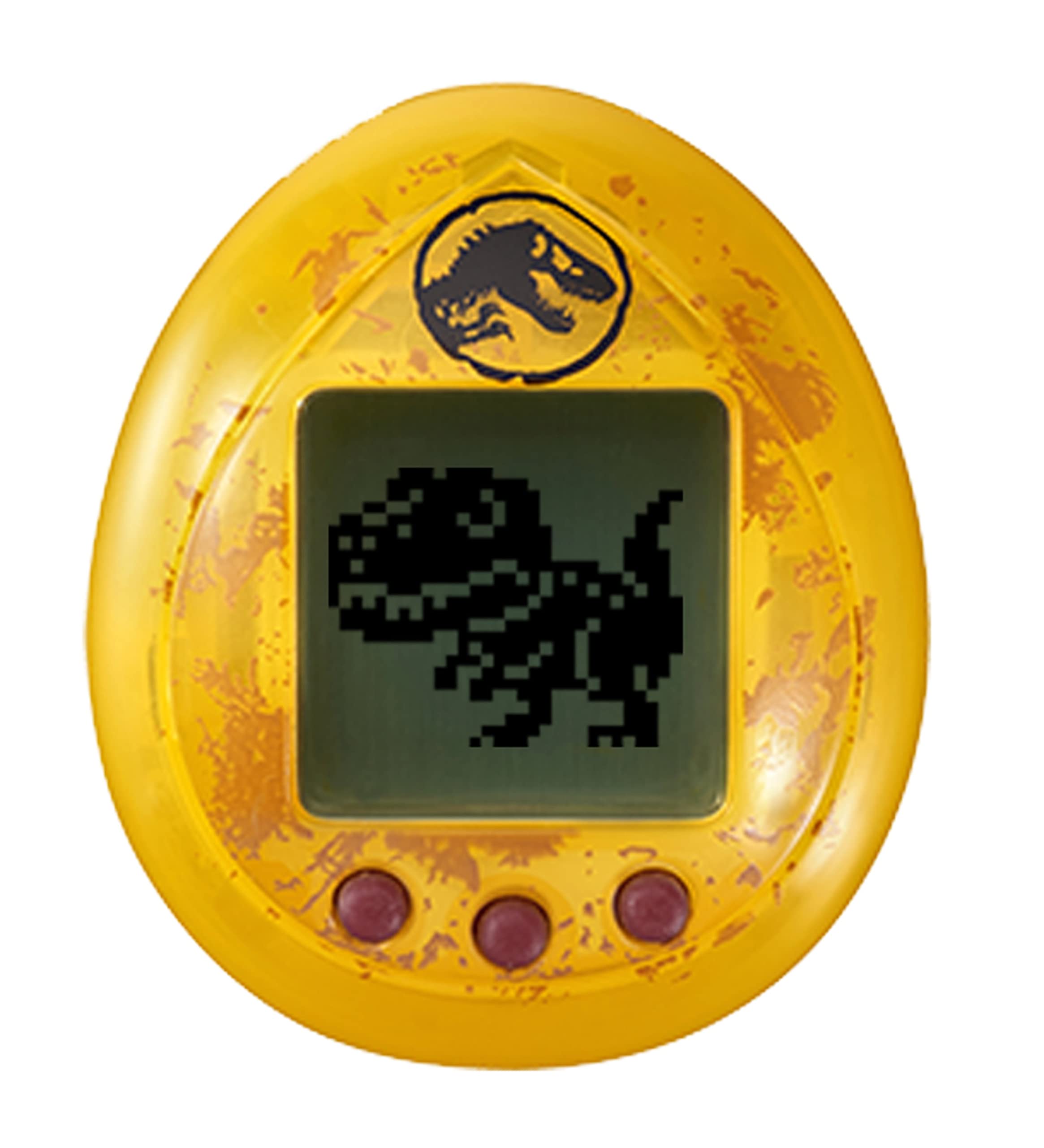 TAMAGOTCHI Bandai Jurassic World Nano Amber Version Virtual Pet | Dinosaur Electronic Pets For Kids Or Adults | Hand Held Games Machine 90s Gifts | Retro Cyber Pet Like Original 90s Toys