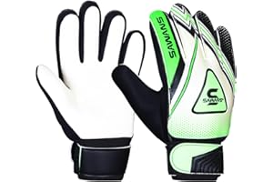 SAWANS Boys Football Gloves Sticky Grip Receiver Youth Football Gloves Kids Junior Soccer Gloves for Kids 8-12 Men Adult Palm Football