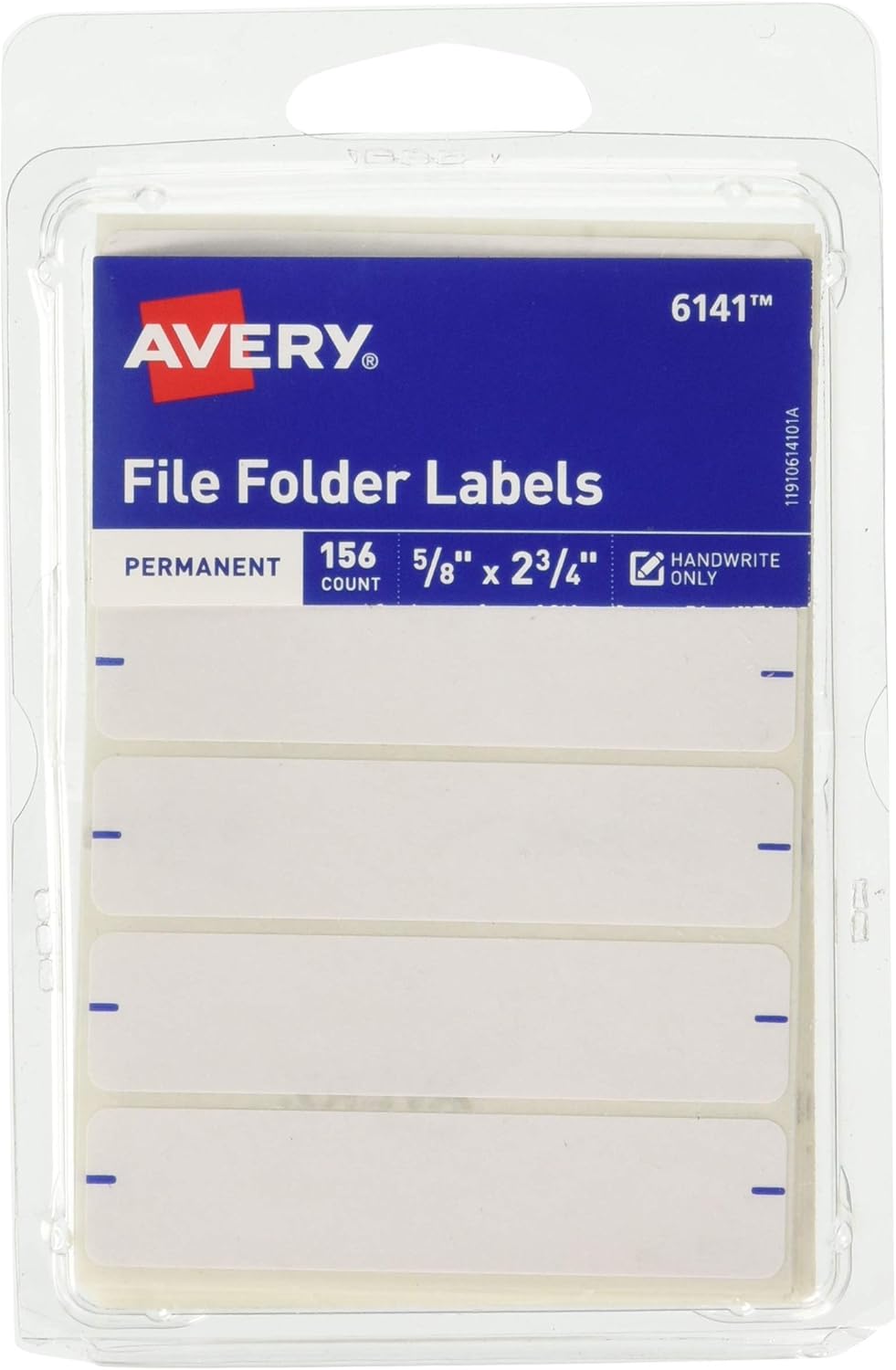 Avery Permanent File Folder Labels 2.75 x 0.625 Inches, White 156 labels : All Purpose Labels : Office Products