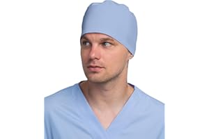DOKTORAM Solid Working Cap Scrub Cap for Women and Men Unisex Surgical Cap Comfortable and Stylish Scrub Hat