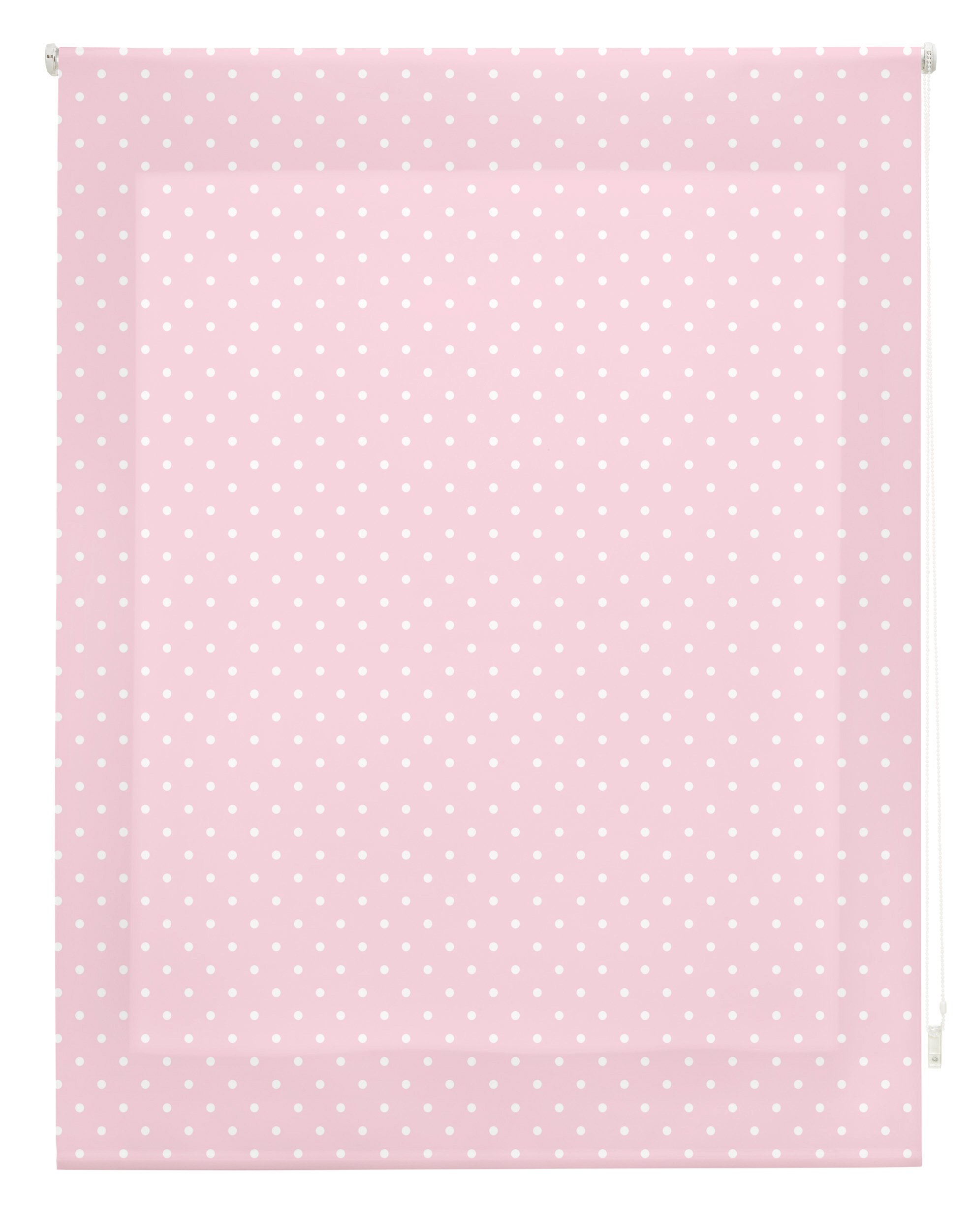 blindecor Specks Roller, Fabric, Pink, 130 x 180 cm