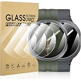 Suoman 4-Pack for Samsung Galaxy Watch 9/8 44mm Screen Protector | HD Tempered Glass Hardness Protective Film for Samsung Galaxy 44 mm Smartwatches [Anti-Scratch]