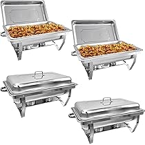 Amazon.com: JSTUOKE 4 Pack Chafing Dish Buffet Set High