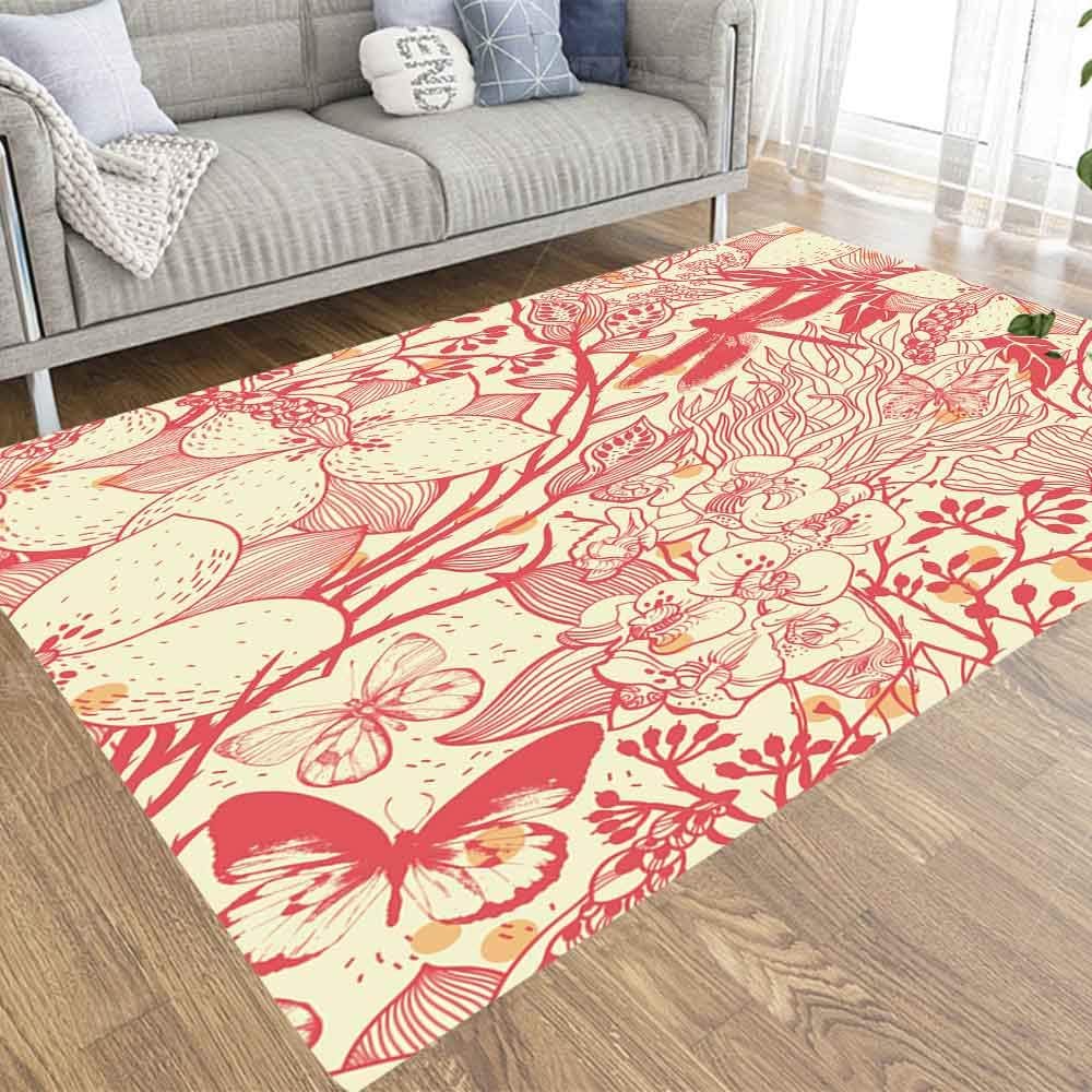 Rustic Area Rugs, Musesh Rectangle Area Rug 2X3 Carpet Area