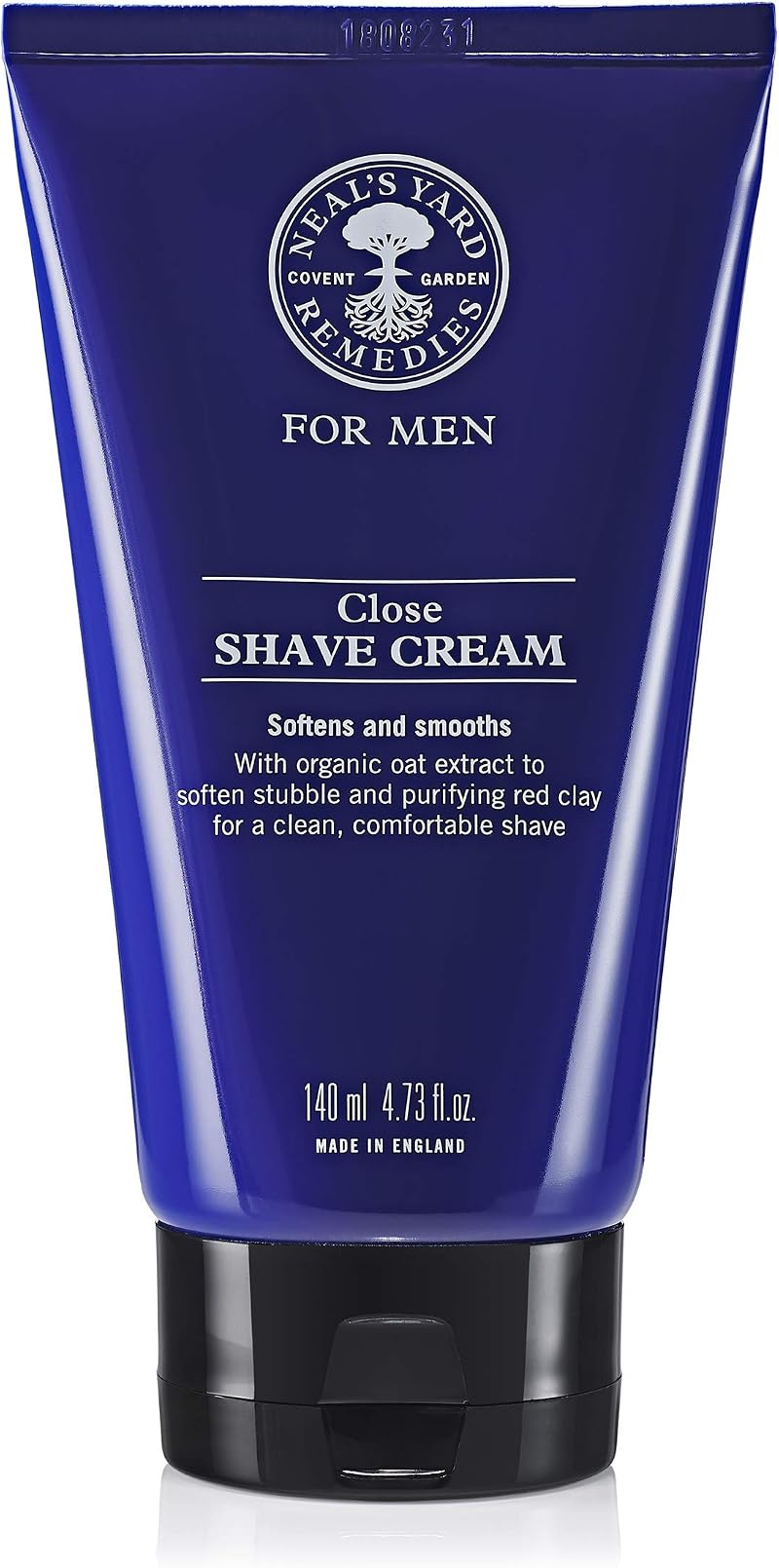 Neal's Yard Remedies Close Shave Cream, 140ml – Vegan & Cruelty-Free