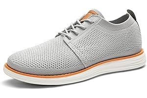 Bruno Marc Men's KnitFlex Breeze Mesh Sneakers Oxfords Lace-Up Lightweight Casual Walking Shoes