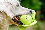 Petface Foodie Faces Fluffy Sprout Plush Dog Toy with Squeaker view 7