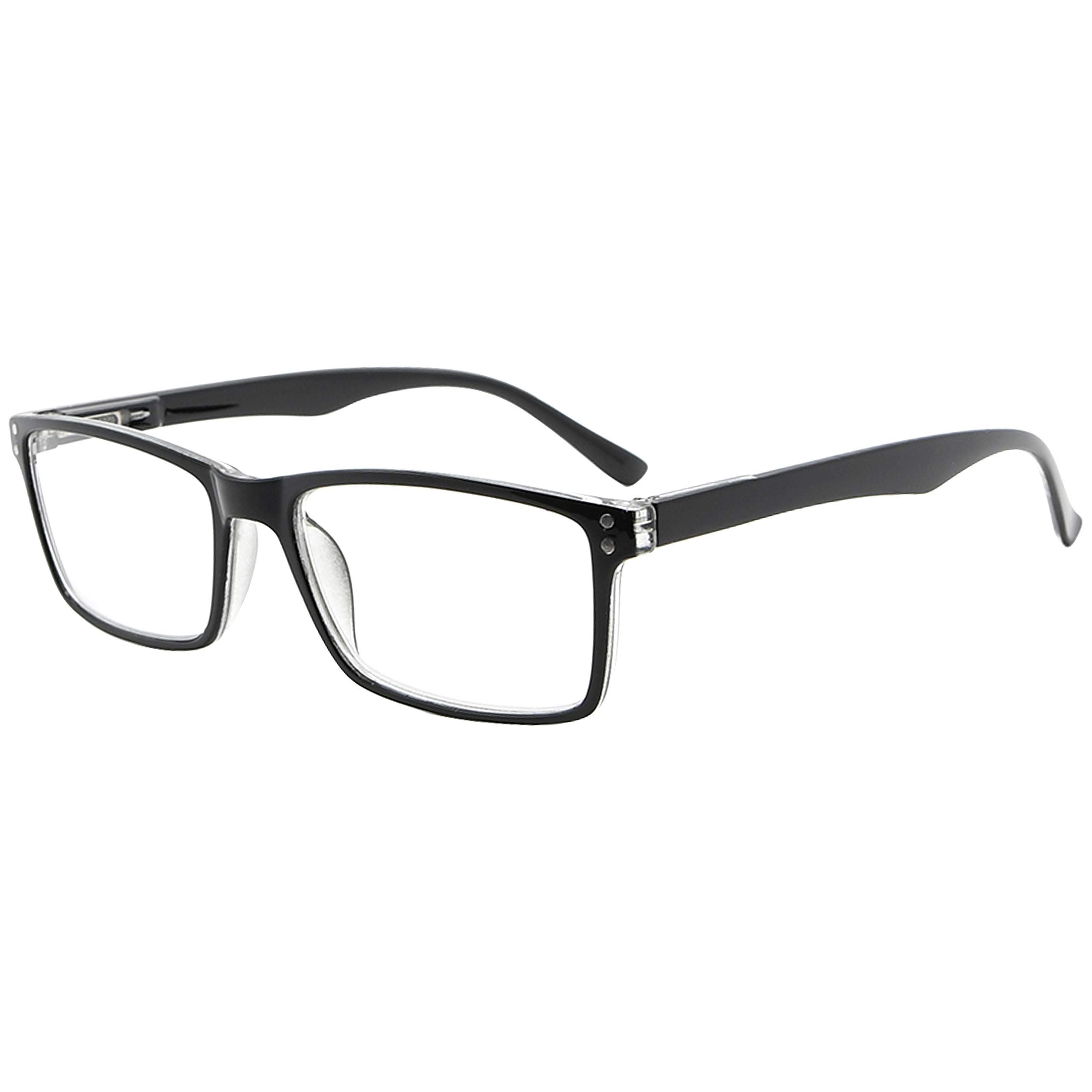 Eyekepper Stylish Readers Quality Spring Hinges Reading Glasses Black +2.5 — image 1