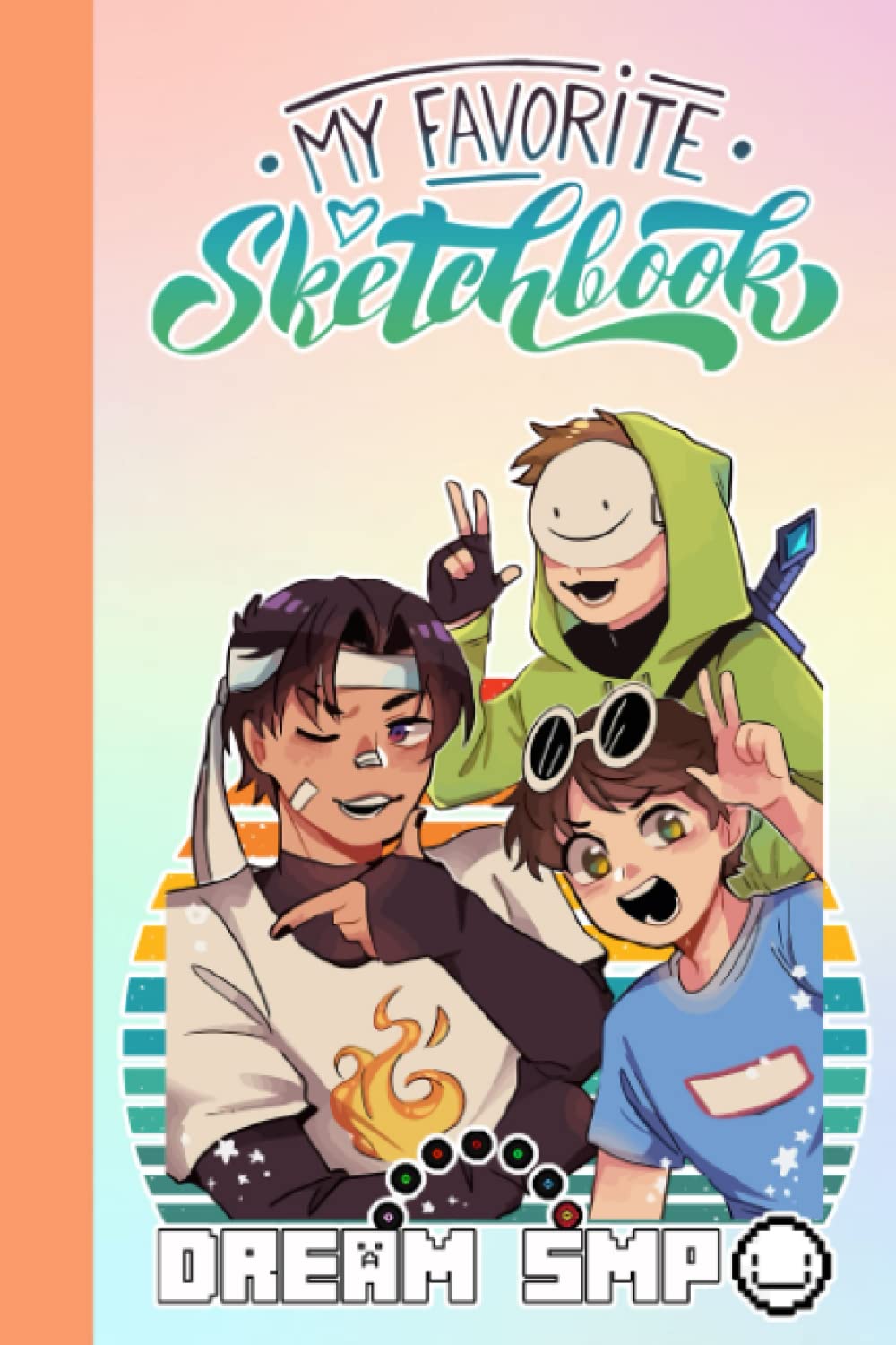 Dream SMP Sketch Book DSMP for Fan Boys Girls Teens Kids: Dream SMP Sketchbook For Drawing Sketching | Dream SMP Notebook Blank Paper | Diary | Great ... for Students Boys Girls Kids | Size 6x9 inch