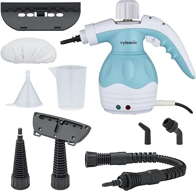 Vytronix HHG230 Portable Handheld Steam Cleaner 1000W 9 in 1 Kit