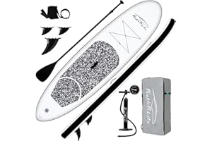 FEATH-R-LITE Inflatable Stand Up Paddle Board 10'x30''x6'' Ultra-Light (16.7lbs) SUP with Paddleboard Accessories