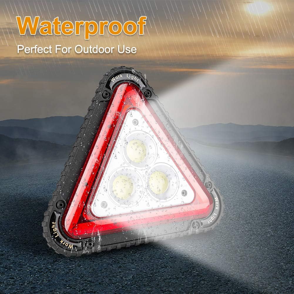 Luz de Trabajo LED Recargable Linkax Luz de Inundación,Impermeable Luz