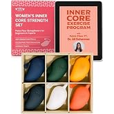 Pixie Inner Core Wellness &amp; Strength Training for Feminine Care &ndash; Women&rsquo;s Core Strength Set &ndash; Set of 6 &ndash; Includes Easy-to-Read Guide &amp; Exercises for Beginners &amp; Advanced