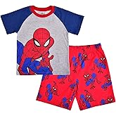Marvel Avengers Boys Short Sleeve T-Shirt and Short Set for Toddler and Little Kids