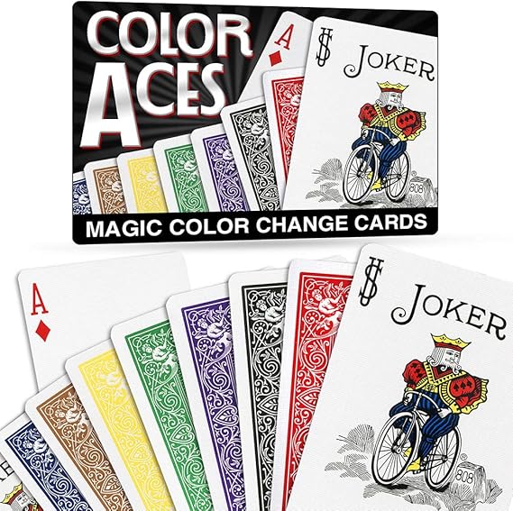 Color Aces Card Magic Trick Special Bicycle Cards Included Watch The Entire Demo Toys Games Amazon Com Color Aces Card Magic Trick Special Bicycle Cards Included Watch The Entire Demo Toys Games Amazon Com