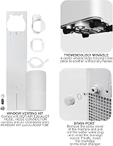 Belaco 9000 BTU Portable Air Conditioner 4 in 1 with Remote Dual Window Kit view 5