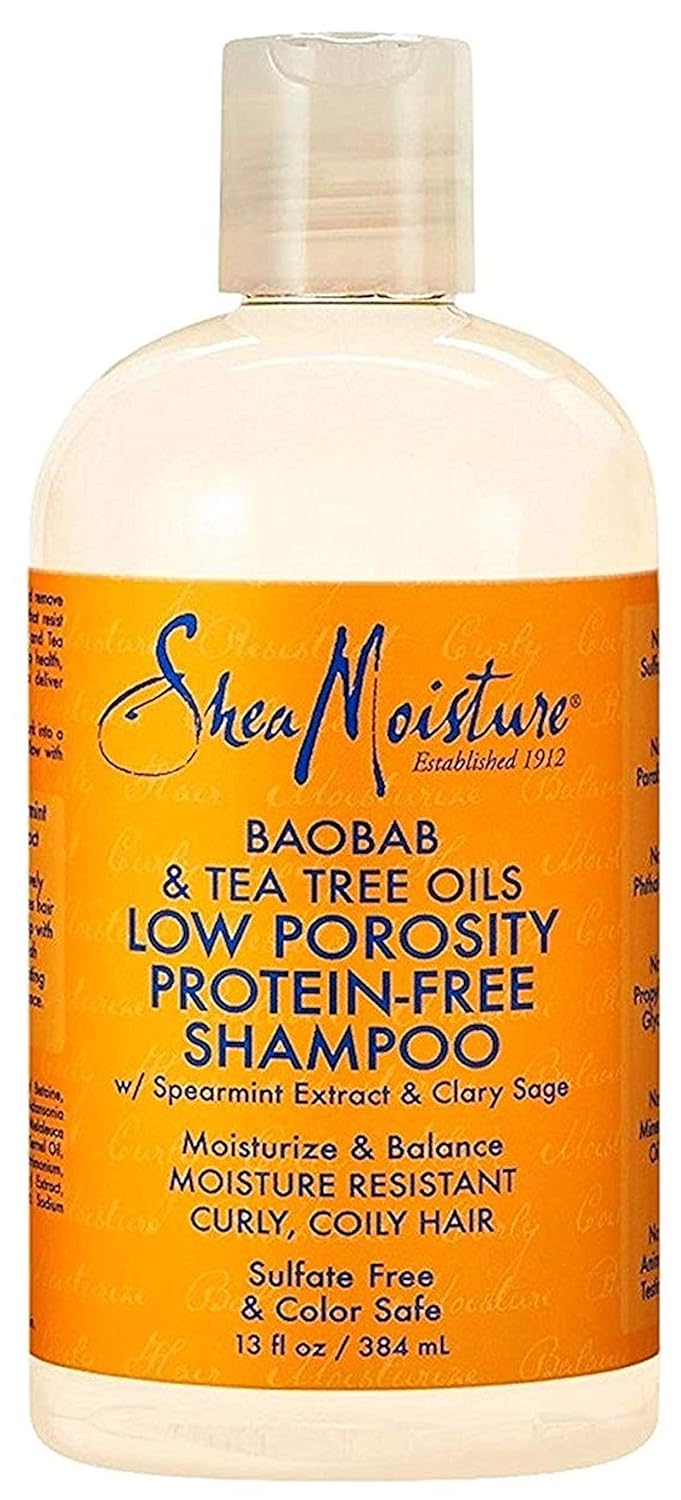 Amazon Com Sheamoisture Baobab Tea Tree Oils Low Porosity