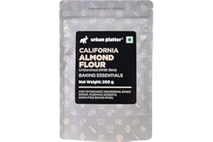 Urban Platter Natural Almond Flour, 200g [Gluten-Free, Low-carb, Unblanched]