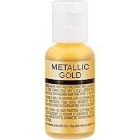 Amazon.com : Chefmaster by US Cake Supply .7fl oz Metallic Gold ...