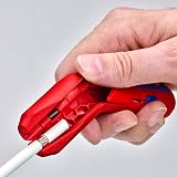 KNIPEX Ergostrip Universal Stripping Tool 135mm Wire Stripper for Round Coax view 6