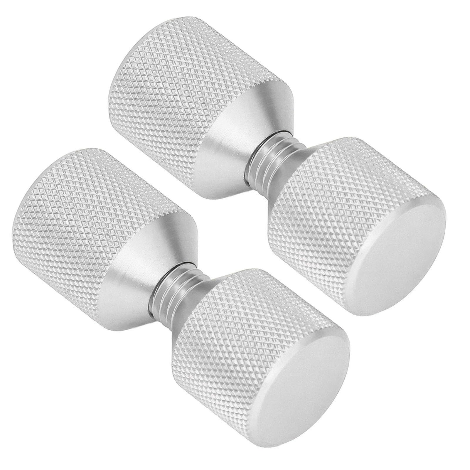 Aluminium Flange Alignment Pin Set Dual Hole Pins 1‑1/8in for 0.5 to 14in 150LB Flanges (Silver)