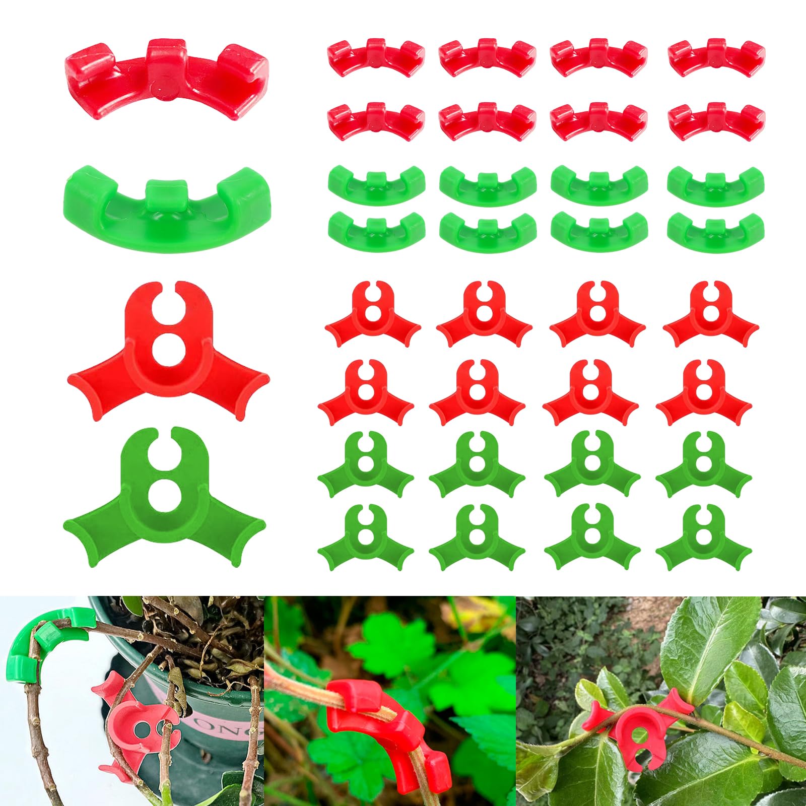 KASESSS 70Pieces Lst Clips for Low Stress Training Plant Stem Supports, Plant Bender Plant Training Clips, Lst Plant Training Clips, 90 Degree Angle Plant Clips, Plant Bender Low Stress Training Clip