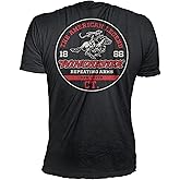 Winchester - Pro Collection - Rider in Circle Printed Short Sleeve T-Shirt for Men, Women, Unisex