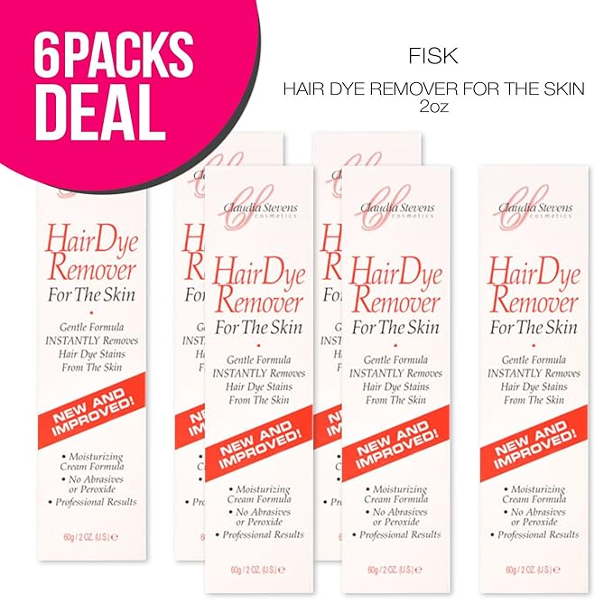 Amazon Com 6 Packs Claudia Stevens Hair Dye Remover For The