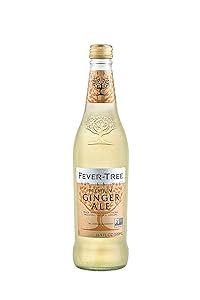 Fever-Tree Premium Ginger Ale Glass Bottles, No Artificial Sweeteners, Flavorings & Preservatives, 16.9 Fl Oz (Pack of 8)