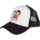 Tokidoki - Hello Kitty Skater Trucker Hat, Snapback Hat with Embroidered Graphic, Women's Cap, 100% Polly Twill, One Size White
