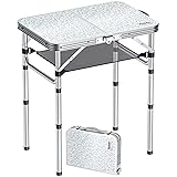 Anbte Folding Camping Table with Storage