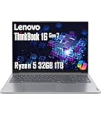 Amazon.com: Lenovo ThinkBook 16 Gen 7 Business Laptop, 16
