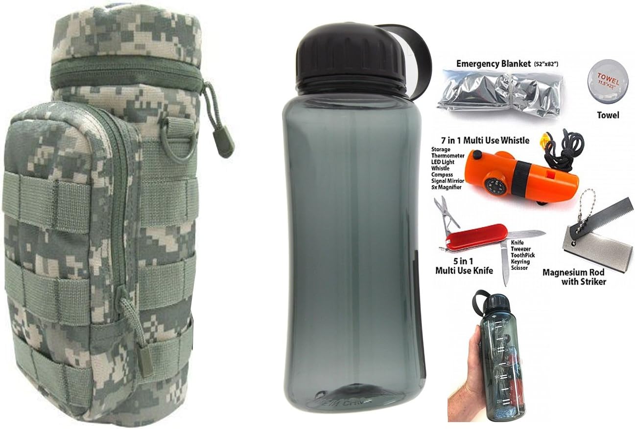 Ultimate Arms Gear H2O Water Bottle Hydration Tactical