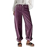 Flamingals Wide Leg Jeans for Women Mid Waist Baggy Stitch Decor Denim Washed Pants Without Belt