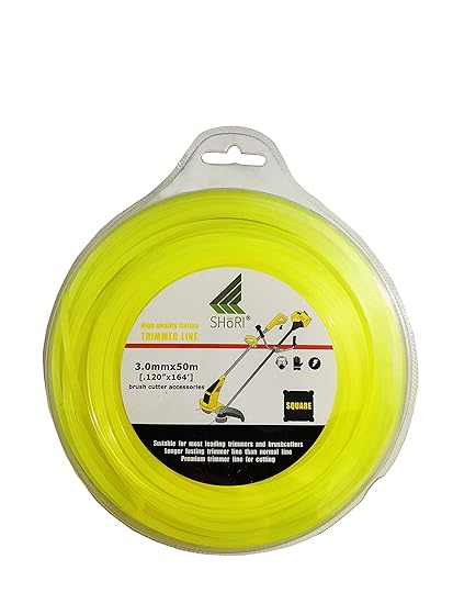 Vasista Nylon Trimmer Line/Wire For Brush Cutter Trimmer,Yellow