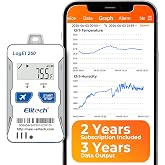 Elitech 4G Cellular RV Pet GPS Temperature Humidity Monitor Remote Data Logger Sensor, Power Outage Light Shock Alarm, App/Em